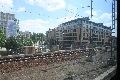 Eisenbahnfahrt, Linksseitig von Bahnhof Mitte bis Heidenau