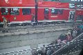 Eisenbahnfahrt, Linksseitig von Bahnhof Mitte bis Heidenau