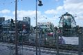 Eisenbahnfahrt, Linksseitig von Bahnhof Mitte bis Heidenau