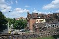 Eisenbahnfahrt, Linksseitig von Bahnhof Mitte bis Heidenau