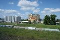 Eisenbahnfahrt, Linksseitig von Bahnhof Mitte bis Heidenau