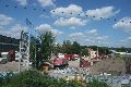 Eisenbahnfahrt, Linksseitig von Bahnhof Mitte bis Heidenau