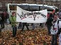 Demonstration des Bündnisses Zukunft & Zusammenhalt  gegen die Sparpolitik des Landtags