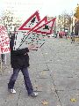 Demonstration des Bündnisses Zukunft & Zusammenhalt  gegen die Sparpolitik des Landtags