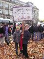 Demonstration des Bündnisses Zukunft & Zusammenhalt  gegen die Sparpolitik des Landtags