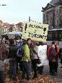 Demonstration des Bündnisses Zukunft & Zusammenhalt  gegen die Sparpolitik des Landtags