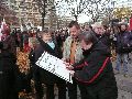 Demonstration des Bündnisses Zukunft & Zusammenhalt  gegen die Sparpolitik des Landtags