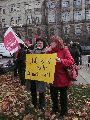 Demonstration des Bündnisses Zukunft & Zusammenhalt  gegen die Sparpolitik des Landtags