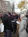 Demonstration des Bündnisses Zukunft & Zusammenhalt  gegen die Sparpolitik des Landtags