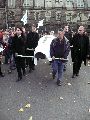 Demonstration des Bündnisses Zukunft & Zusammenhalt  gegen die Sparpolitik des Landtags