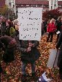 Demonstration des Bündnisses Zukunft & Zusammenhalt  gegen die Sparpolitik des Landtags
