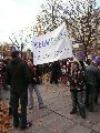 Demonstration des Bündnisses Zukunft & Zusammenhalt  gegen die Sparpolitik des Landtags