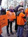 Demonstration des Bündnisses Zukunft & Zusammenhalt  gegen die Sparpolitik des Landtags