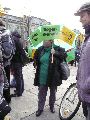 Demonstration des Bündnisses Zukunft & Zusammenhalt  gegen die Sparpolitik des Landtags