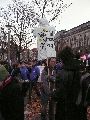 Demonstration des Bündnisses Zukunft & Zusammenhalt  gegen die Sparpolitik des Landtags