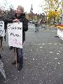 Demonstration des Bündnisses Zukunft & Zusammenhalt  gegen die Sparpolitik des Landtags