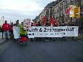 Demonstration des Bündnisses Zukunft & Zusammenhalt  gegen die Sparpolitik des Landtags
