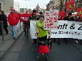 Demonstration des Bündnisses Zukunft & Zusammenhalt  gegen die Sparpolitik des Landtags