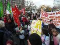 Demonstration des Bündnisses Zukunft & Zusammenhalt  gegen die Sparpolitik des Landtags