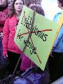 Demonstration des Bündnisses Zukunft & Zusammenhalt  gegen die Sparpolitik des Landtags
