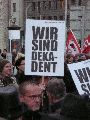 Demonstration des Bündnisses Zukunft & Zusammenhalt  gegen die Sparpolitik des Landtags