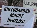 Demonstration des Bündnisses Zukunft & Zusammenhalt  gegen die Sparpolitik des Landtags