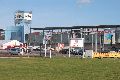 Spaziergang vom Straßenbahnhof Mickten-Elbepark,Kadlitz-Flutrinne-Pieschen, mit einigen schrägen Fotos