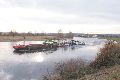 Spaziergang vom Straßenbahnhof Mickten-Elbepark,Kadlitz-Flutrinne-Pieschen, mit einigen schrägen Fotos