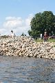 Faltbootfahrt auf der Elbe von Pieschen zur Gohliser Mühle
