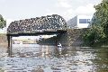 Faltbootfahrt auf der Elbe von Pieschen zur Gohliser Mühle