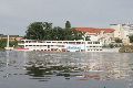 Faltbootfahrt von Pieschen zur Waldschlößchenbrückenbau-Stelle und zurück