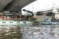 Faltbootfahrt von Pieschen zur Waldschlößchenbrückenbau-Stelle und zurück