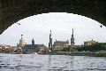 Faltbootfahrt von Pieschen zur Waldschlößchenbrückenbau-Stelle und zurück