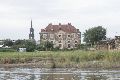 Faltbootfahrt von Pieschen zur Waldschlößchenbrückenbau-Stelle und zurück