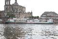 Faltbootfahrt von Pieschen zur Waldschlößchenbrückenbau-Stelle und zurück