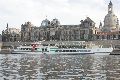 Faltbootfahrt von Pieschen zur Waldschlößchenbrückenbau-Stelle und zurück