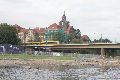 Faltbootfahrt von Pieschen zur Waldschlößchenbrückenbau-Stelle und zurück