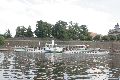 Faltbootfahrt von Pieschen zur Waldschlößchenbrückenbau-Stelle und zurück