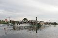 Faltbootfahrt von Pieschen zur Waldschlößchenbrückenbau-Stelle und zurück