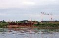 Faltbootfahrt von Pieschen zur Waldschlößchenbrückenbau-Stelle und zurück