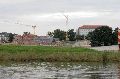 Faltbootfahrt von Pieschen zur Waldschlößchenbrückenbau-Stelle und zurück