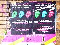 Plakate, Graffitis, Werbung,Aufkleber,  Kunst oder Ähnliches in der Neustadt-Antonstadt, Politisches und Unpolitisches