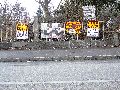 Plakate, Graffitis, Werbung,Aufkleber,  Kunst oder Ähnliches in der Neustadt-Antonstadt, Politisches und Unpolitisches