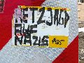Plakate, Graffitis, Werbung,Aufkleber,  Kunst oder Ähnliches in der Neustadt-Antonstadt, Politisches und Unpolitisches