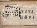 Plakate, Graffitis, Werbung,Aufkleber,  Kunst oder Ähnliches in der Neustadt-Antonstadt, Politisches und Unpolitisches