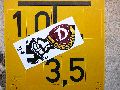 Plakate, Graffitis, Werbung,Aufkleber,  Kunst oder Ähnliches in der Neustadt-Antonstadt, Politisches und Unpolitisches