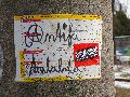 Plakate, Graffitis, Werbung,Aufkleber,  Kunst oder Ähnliches in der Neustadt-Antonstadt, Politisches und Unpolitisches