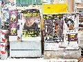Plakate, Graffitis, Werbung,Aufkleber,  Kunst oder Ähnliches in der Neustadt-Antonstadt, Politisches und Unpolitisches