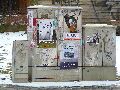 Plakate, Graffitis, Werbung,Aufkleber,  Kunst oder Ähnliches in der Neustadt-Antonstadt, Politisches und Unpolitisches