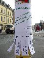 Plakate, Graffitis, Werbung,Aufkleber,  Kunst oder Ähnliches in der Neustadt-Antonstadt, Politisches und Unpolitisches